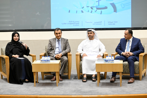 سعادة القاضي عمر ميران يشارك في ندوة بكلية القانون في جامعة الإمارات